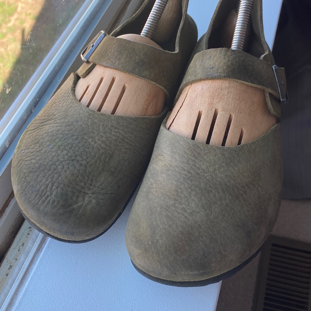 Birkenstocks FUC Green/Olive Paris/Montova/Messina 40/M Mary Janes